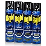 4x Raid Insekten-Spray 400 ml - Wirk