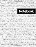Binary Matrix Computer Data Code : College Ruled Notebook & 2020 Planner: Lined notebook Gift, 120 Pages, 8.5x11, Soft Cover, Matte F