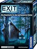 KOSMOS 680503 EXIT- Das Spiel - Die Rückkehr in die verlassene Hütte, Level: Fortgeschrittene, Escape Room Spiel, für 1 bis 4 Spieler ab 12 Jahre, einmaliges Event-Spiel, spannendes Gesellschaftssp