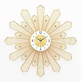 PJKOPK 22 Zoll Metall Kreative Große Wanduhr, Leise Batteriebetriebene Uhr Für Wohnzimmer, Schlafzimmer, Hotel, Restaurant Dek