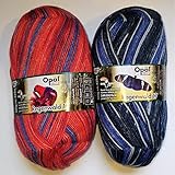 Opal/Sockenwolle / 4 ply/fädig / 2 x 100g. / Regenwald 17/2021 / Opalwolle/Rofu/Regia/Action/Kik