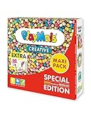 PlayMais MAXI PACK Creative für Kinder ab 3 Jahren | Motorik-Spielzeug mit 3.000 PlayMais & Vorlagen | Fördert Kreativität & Feinmotorik…