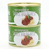 2x Konserve - Diem Bolognese, Pasta Soße, Spaghetti, Nudelsoße, Konserve - Camping - Dose - 400g - Lange Haltbark