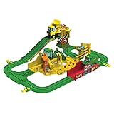 JOHN DEERE 46940 Johnny Traktor Big Loader Spielset, Eisenbahn und Traktor Spielset mit unzähligen Entdeckungsmöglichkeiten für Spaß ohne Ende, Spielzeug für Kleinkinder ab 3 J