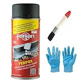 Fertan FERPOX 1-Komponent Epoxy Primer Der perfekte Rostschutz inkl. Pinsel von E-Com24 (Ferpox Spray 400 ml)
