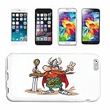 Reifen-Markt Handyhülle kompatibel für iPhone 5 / 5S Wikinger MIT Schwert UND Helm SKANDINAVIEN Wikinger Wiki Skull WIKINGERHELM Hardcase Schutzhülle Handy Cover S