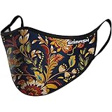 SMMASH Mundschutz Maske Wiederverwendbar, Hochwertiges Gesichtsmaske Waschbar, Multifunktional Trainingsmaske für Radfahren, Laufen, Staubschutzmaske für Damen, Herren, Größe S/M Product N