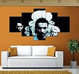 Airxcn 5-teilige Paneele Leinwand Wandkunst Depeche Mode Musik Groß 5 Stück Leinwand Wandkunst Moderne Dekoration Kunstwerk Home Wohnzimmer Birthday Geschenk