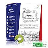 Cultivea World France - Owngrown -100% Bio Samen – Geschenkidee Kräuter Samen- 100% Bio-Saatgut - Gärtnern und genießen (Kräuter der Provence) (Bohnenkraut, Rosmarin, Thymian, Basilikum, Oregano)