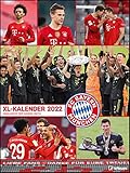 FC Bayern München 2022 - Poster-Kalender-XL - Fan-Kalender - Fußball-Kalender - 48x64 - Sp