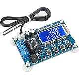 ZHITING Electronic Thermostat Controller Board DC 6-30 V Digital Temperature Regler Thermo Temperaturschalter mit wasserdichter Sensor S