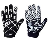 Seibertron Pro 3.0 12 Konstellation Elite Ultra-Stick Sports Receiver/Empfänger Handschuhe American Football Gloves Jugend und Kinder Black XS
