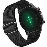 Songsier Armband Kompatibel mit Xiaomi Amazfit GTR 2 / Amazfit GTR 2e/ , Elastisches Nylon Ersatz Uhr Armband für Amazfit GTR 47mm/ Amazfit Stratos 3 /Stratos 2 /Stratos 2s / Stratos/
