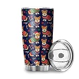 Ktewqmp Reisebecher mit Deckel Edelstahl AutoBecher Vakuum Edelstahl Travel Mug für Auto Coffee to Go Becher Wasser und Tee White 600