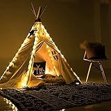 Vercico Fee Lichterketten Batterie Indoor Kinder Schlafzimmer Tipi Zelt Beleuchtung Dekoration LED Lichterketten für Kinder Tipi Zelt Kinder Spielen Camping Zelt Party Dek