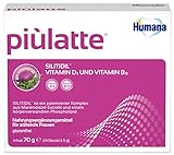 Humana Piùlatte, für stillende Frauen mit Vitamin D3/Vitamin B12 und Silitidil, 70g, 1 Stück