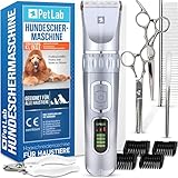 Schermaschine für Hunde Profi Hundeschermaschine Langhaar Schermaschine Hund Katze Tierhaarschneidemaschine Haarschneidemaschine für Hunde Katzen Leise Elektrische Haarschneider Dog Grooming Clipp