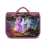 Reisetasche Bunte Musikwellen Und Noten wasserdichte Kosmetik-Make-Up-Taschen Für Die R