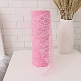 UEETEK  Spitzenband,Vintage Spitzenbesatz Band Spitze Rolle für Hochzeit/Party/Ostern/ Kutschen/Blumen/Vasen/Auto Schmuck,15CM * 22M,R