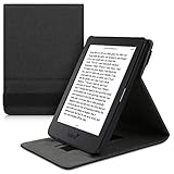 kwmobile Schutzhülle kompatibel mit Tolino Page 2 - Hülle e-Reader mit Schlaufe Ständer - - Schw