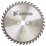 AMBOSS Werkzeuge - Hochwertiges Hartmetall Tischkreissägeblatt für Holz - Wechselzahn (80 Zähne) - Ø 254 mm x 2,8 mm x 30 mm - Geeignet für Tisch- & Formatkreissägen von Bosch, Metabo & Schepp