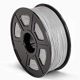 ABS Filament 1,75 mm für 3D-Druck, SUNLU ABS Filament Grau 1,75 +/- 0,02 mm, 1 kg/Spule für FDM 3D-Druck