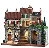 Lemax 85320 - Tuscany Hills - NEU 2019 - Caddington Village Facades - Beleuchtete Fassade LED - Weihnachten/Weihnachtsdek