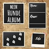 Mein Hunde Album: ein tolles Foto- und Erinnerungsalbum für alle Hunde-Freunde - eine tolle Geschenkidee für alle Hunde-Liebhaber - 110 Seiten 21cm x ... Soft Cover-Design zum aufkleben eines F