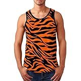 KGLHTYU Herren Sommer Sport Tank Top Rundhals Ärmellos Unterhemd Herren Tank Top Slim Fit T Shirts Muskel Shirts 3D Drucken Kurzarm Laufshirt Sleeveless Muskelshirt Sommer Trägershirt W