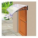 Vordach Überdachung Haustürvordach Vordach for Haustür, Türvordach Vordach Fenster,haustürüberdachung, Überdachung, Hohles PC-Panel, Regenfest, UV-beständig Polycarbonat Haustür ( Size : 60*80cm )
