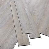ARTENS - PVC Bodenbelag CONONDALE - Click Vinyl-Dielen - Vinylboden - Rohholz-Effekt - Grau/Beige - Intenso - Dicke 5 mm - 1,1m²/5 D