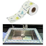 Dichtungsband Selbstklebend, Dichtungsband Wasserdichtes Dichtband Fugendichtungsband Badezimmer Dichtband, Wasserdicht Klebeband Dichtungsband für Küche,Toilette, Lücke, Wandecke (Fish)