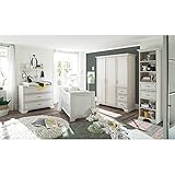 Lomadox Babyzimmer Kombination inkl. Wickelkommode in Used W