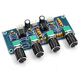 YoBuyBuy XH-A901 NE5532 Tone Board Vorverstärker Vorverstärker mit Höhen-Bass-Lautstärkeeinstellung Vorverstärker-Klangregler für Verstärkerp