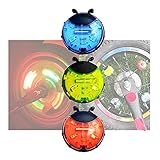 Fahrrad-Radbeleuchtung für Kleinkinder, bewegungsaktiviert und lichtempfindlich, vorderes und hinteres Speichenlicht Sicherheits-LED-Radnabenlicht Fahrradzubehör für 2-6 Jahre Kinder Mädchen Jung