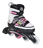 HUDORA Kinder Inline-Skates - Gr. 34 -37 ,pink - Inliner Kinder - 37737