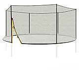 LifeStyle ProAktiv L-F-430 (A140) Sicherheitsnetz für Trampoline mit 430cm - reißfest - außenliegend - für 6 Netzstang