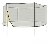 LifeStyle ProAktiv L-F-430 (A140) Sicherheitsnetz für Trampoline mit 430cm - reißfest - außenliegend - für 6 Netzstang