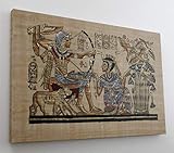 Antik Ägypten Papyrus Leinwand Canvas Bild Wandbild Kunstdruck L2085 Größe 70 cm x 50