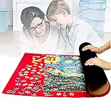 JYKCBP Puzzle Roll Up Mat Storage Saver, Tragbare Puzzle Roll Filzmatte, Sortieren, Aufbewahren Und Transportieren Von Puzzles Bis Zu 1500 Teile, Geeignet Für Die Aufbewahrung Nach D