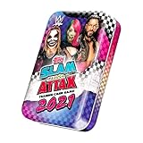 Topps WWE Slam Attax 2021 - Collector Tin Blue/Pink