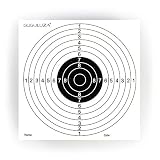 GUGULUZA Packung mit 100 Zielscheiben 14x14cm für Luftgewehr Luftp