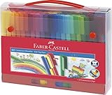 Faber-Castell 155560 - Filzstift Connector in Koffer, 60-teilig