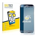 BROTECT Panzerglas Schutzfolie kompatibel mit Samsung Galaxy S6 Edge - 9H Extrem Kratzfest, Anti-Fingerprint, Ultra-Transp