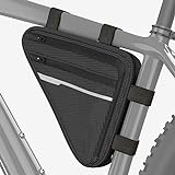 VELMIA Fahrrad Dreiecktasche Wasserdicht - Fahrrad Rahmentasche, Triangeltasche ideal für Fahrradschloss, Werkzeug, Regenjacke - Fahrradtasche R