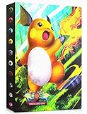 Sammelalbum kompatibel Mit Pokemon, Album kompatibel mit Pokemon Karten, Hefter kompatibel Mit Pokemon, Karten Halter Ordner Buch kompatibel mit Pokemon GX EX Trainer (Raichu)