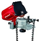 Einhell 4500089 Sägekettenschärfgerät GC-CS 85 (Schleifscheibe, Tiefenbegrenzung, Kettenspannvorrichtung, präzise Schleifwinkeleinstellung) ,