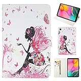 Weby Tablet Hülle für iPad 9.7 Zoll 2018 2017 Air 2 Air, Leder Flip Case Cover Tasche Schutzhülle mit Kartenfach für Apple iPad 9.7 Zoll (6th and 5th Generation) - Weiblicher E
