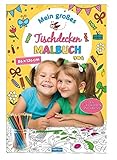 Mein großes Tischdecken-Malbuch gelb: 86 x 126 cm!