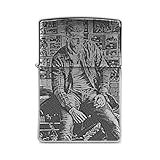 Zippo Sturmfeuerzeug Original Chrom gebürstet individuelle Gravur Eigenes Foto - Fotog